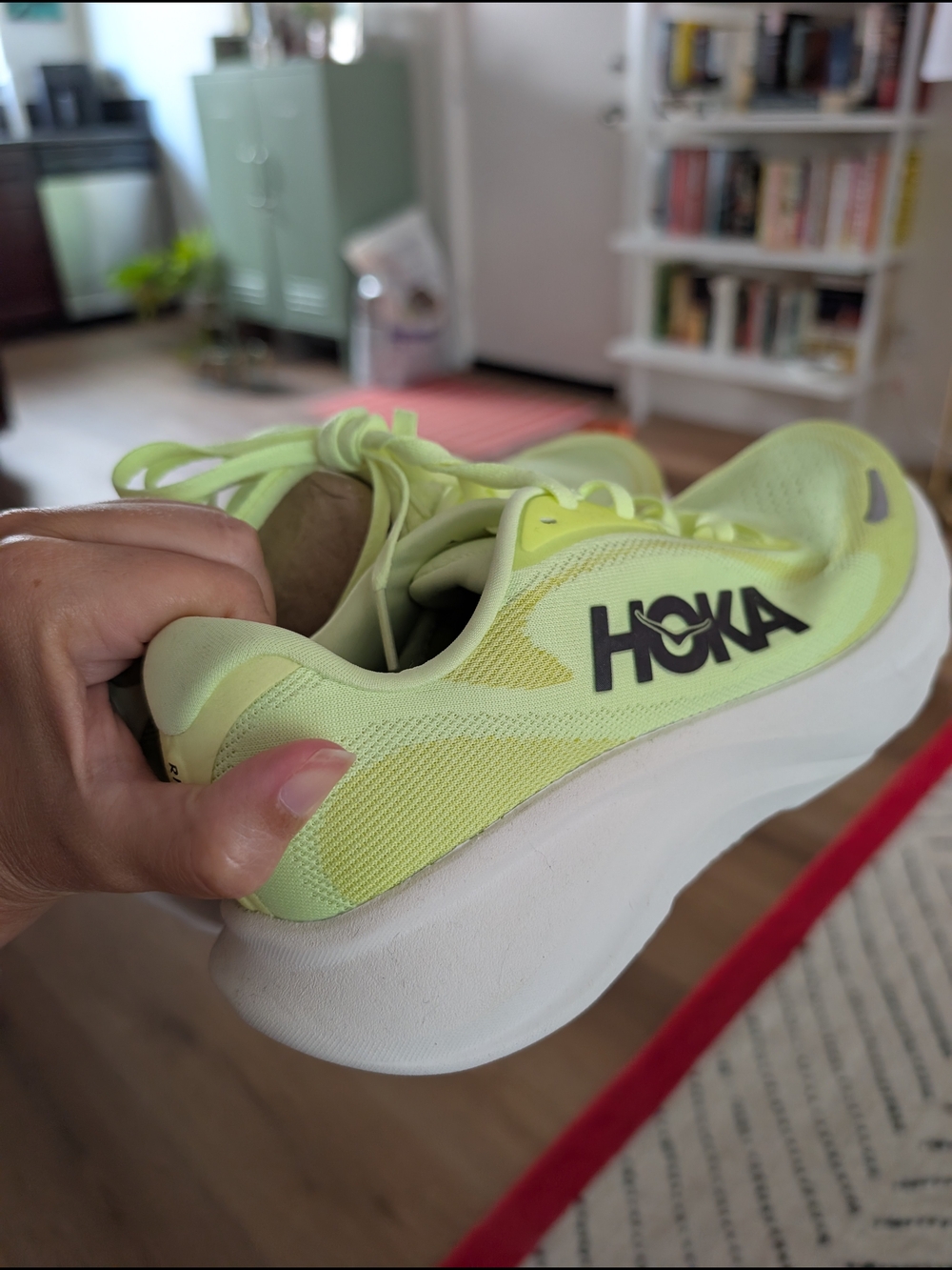 Hoka Rincon 5 Neon Yellow Women's Running Shoes